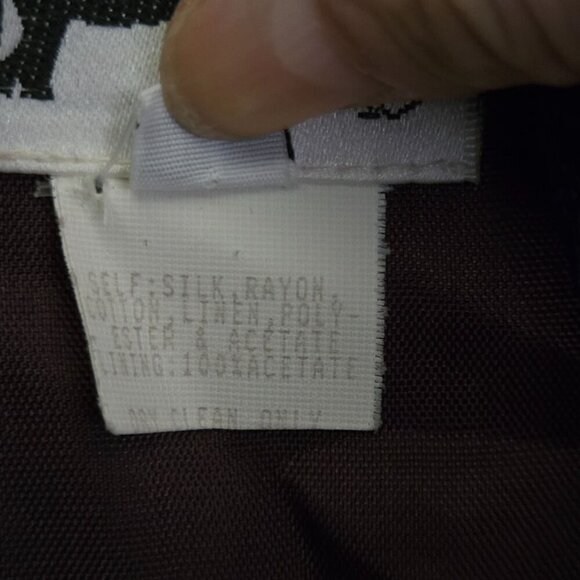 Max & Mabel Vintage Mixed Media Patchwork Plaid Metallic Unique Jacket Size 1X - Picture 7 of 7